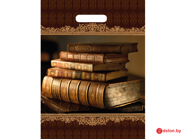 Мешок ламинат (выр.руч) 310*400 (60мкр) Книги NEW